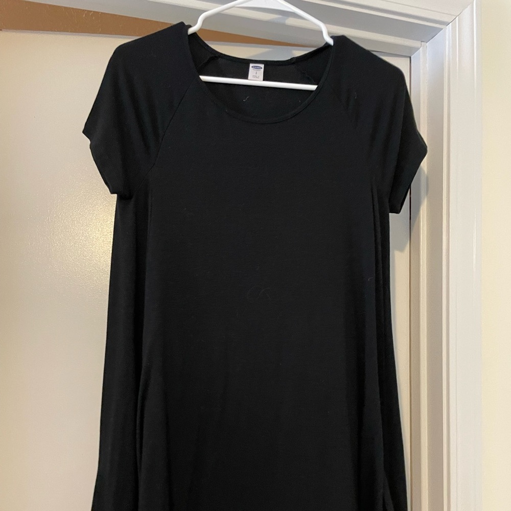 Black t-shirt dress from old navy
